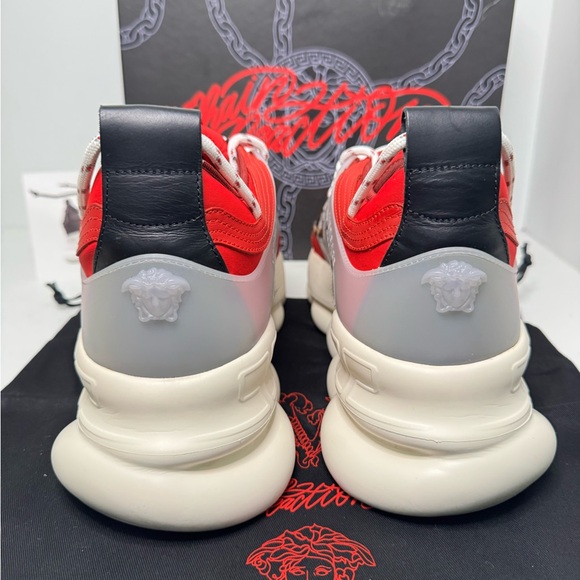 $1195 Versace Chain Reaction Mens size 47 With Box Gently Worn - Picture 4 of 11